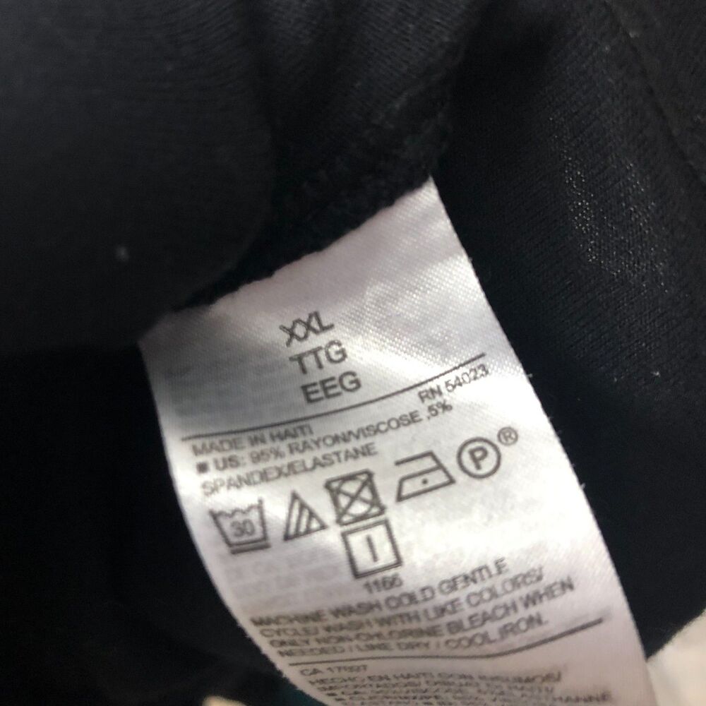 Old Navy Women's XXL Luxe Short Sleeve Tee Shirt V Neck Solid Black Casual Top - Picture 5 of 5